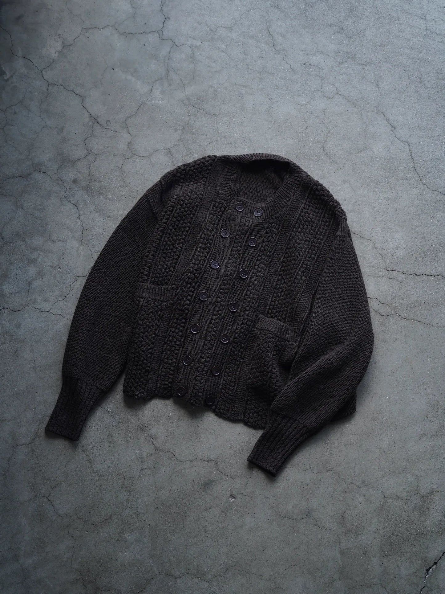 T.T | LOT.506 DB CARDIGAN BROWN