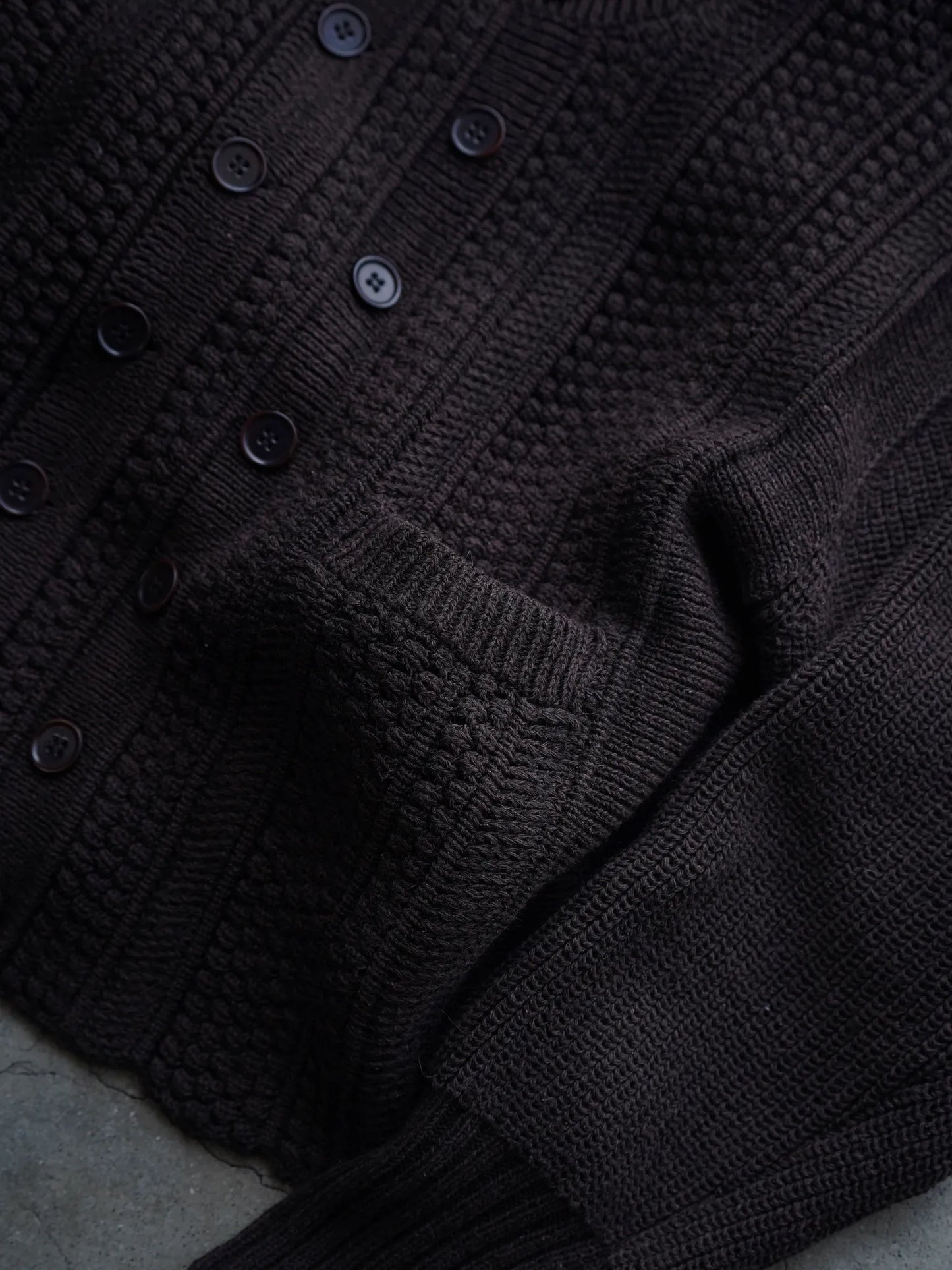 T.T | LOT.506 DB CARDIGAN BROWN