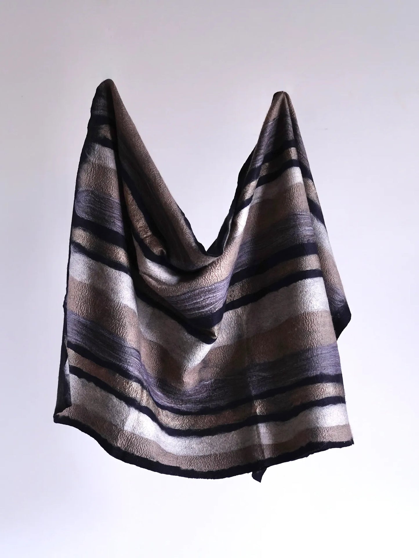 SILVANA MANETTI | PLAID 01 BROWN/BLACK/WHITE