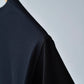 山内 | 強撚フリーカットポンチ・ショートスリーブTシャツ black