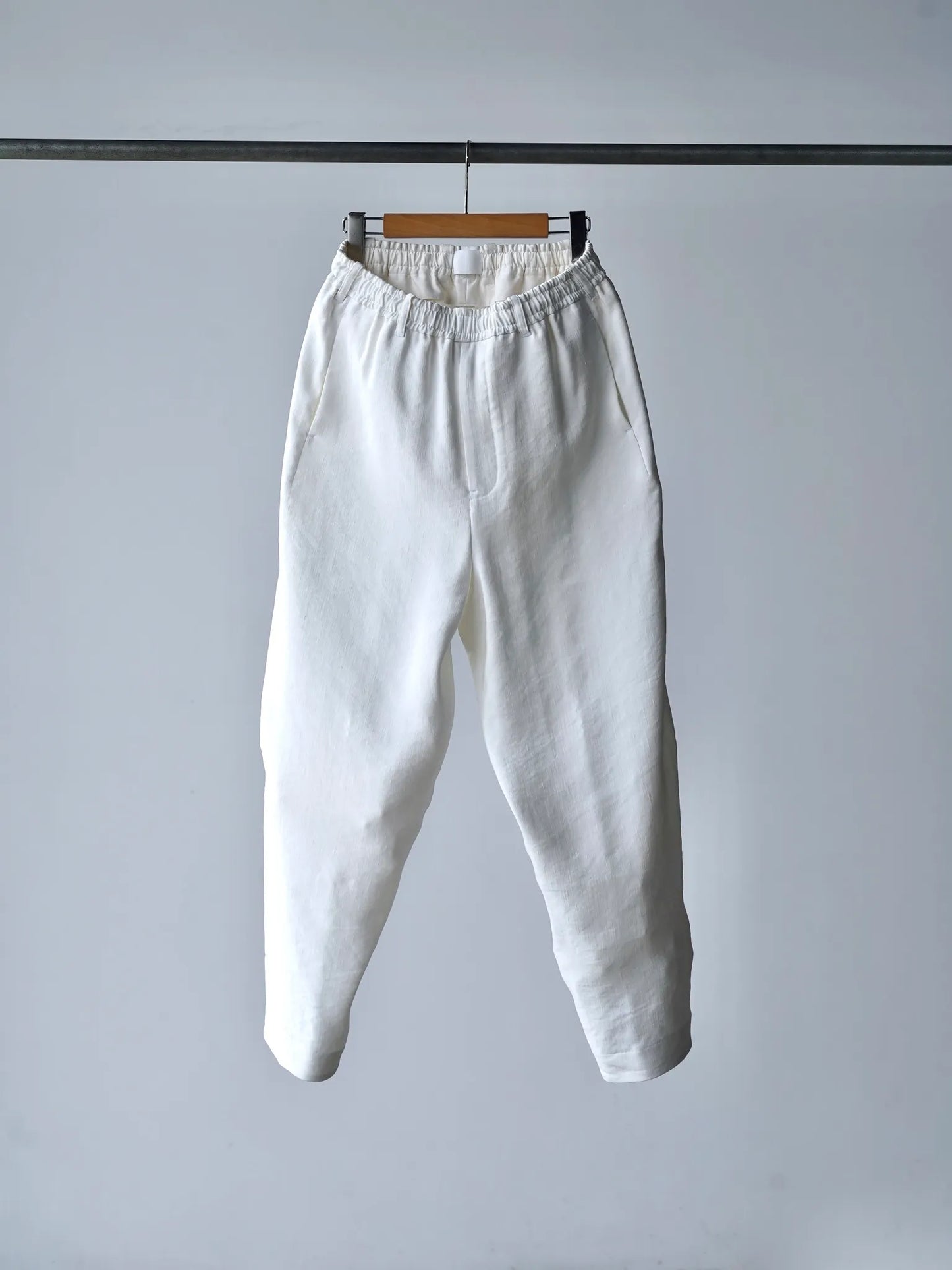山内 | ビンテージシルクリネン・ワンカットイージーパンツ off white