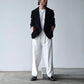 山内 | ビンテージシルクリネン・ワンカットイージーパンツ off white