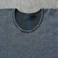 OLDE HOMESTEADER YOUTH | EXTRA SOFT THERMAL OVAL NECK LONG SLEEVE BLACK × ECRU