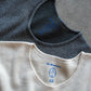 OLDE HOMESTEADER YOUTH | EXTRA SOFT THERMAL OVAL NECK LONG SLEEVE BLACK × ECRU