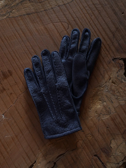 Post Production | Country Gloves Peccary -unlining- Ice Gray