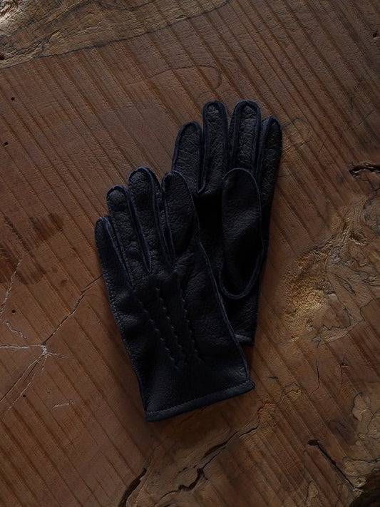 Post Production | Country Gloves Peccary -unlining- Black
