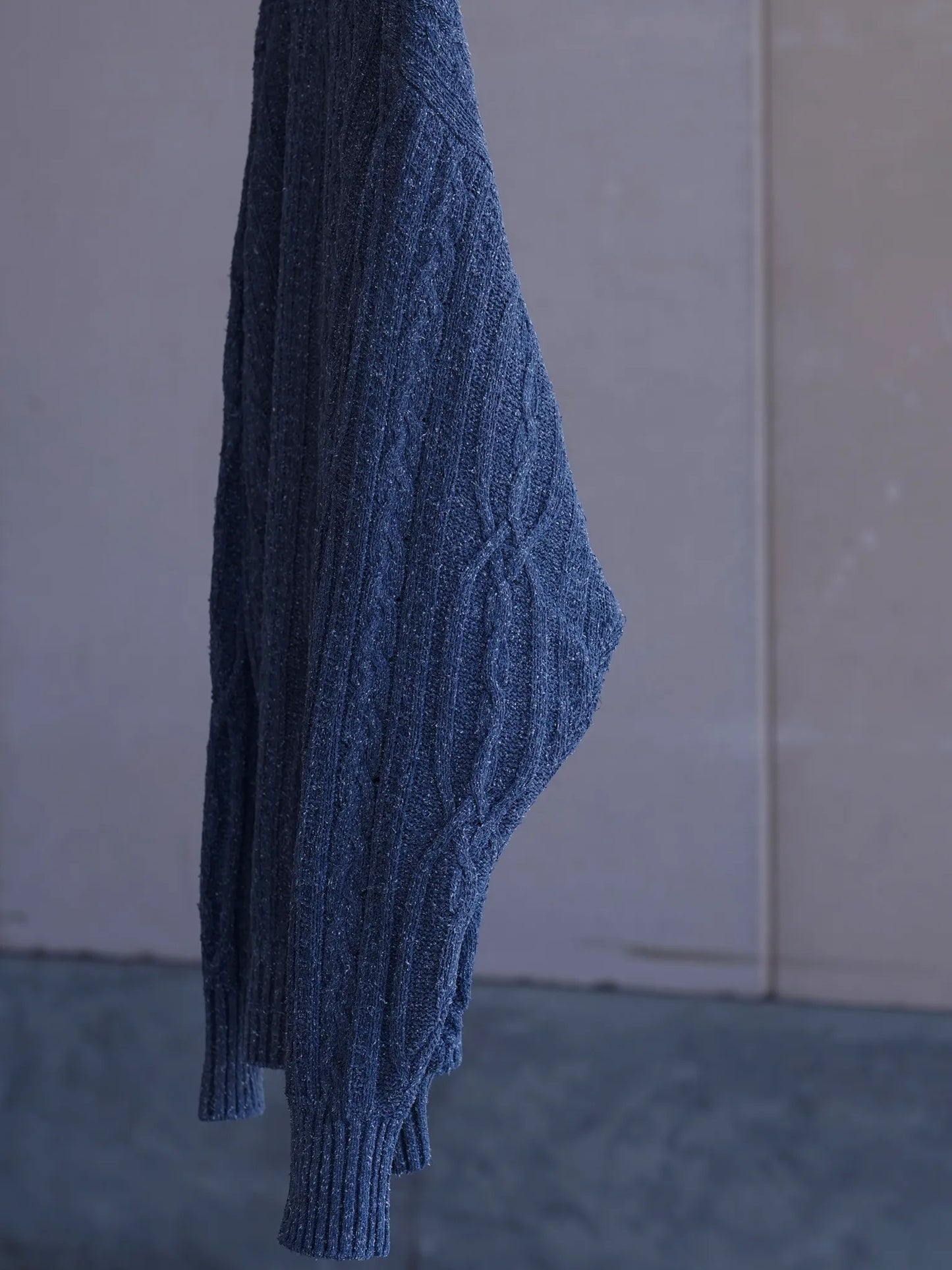 HERILL | Silknep cable Sweater Indigo