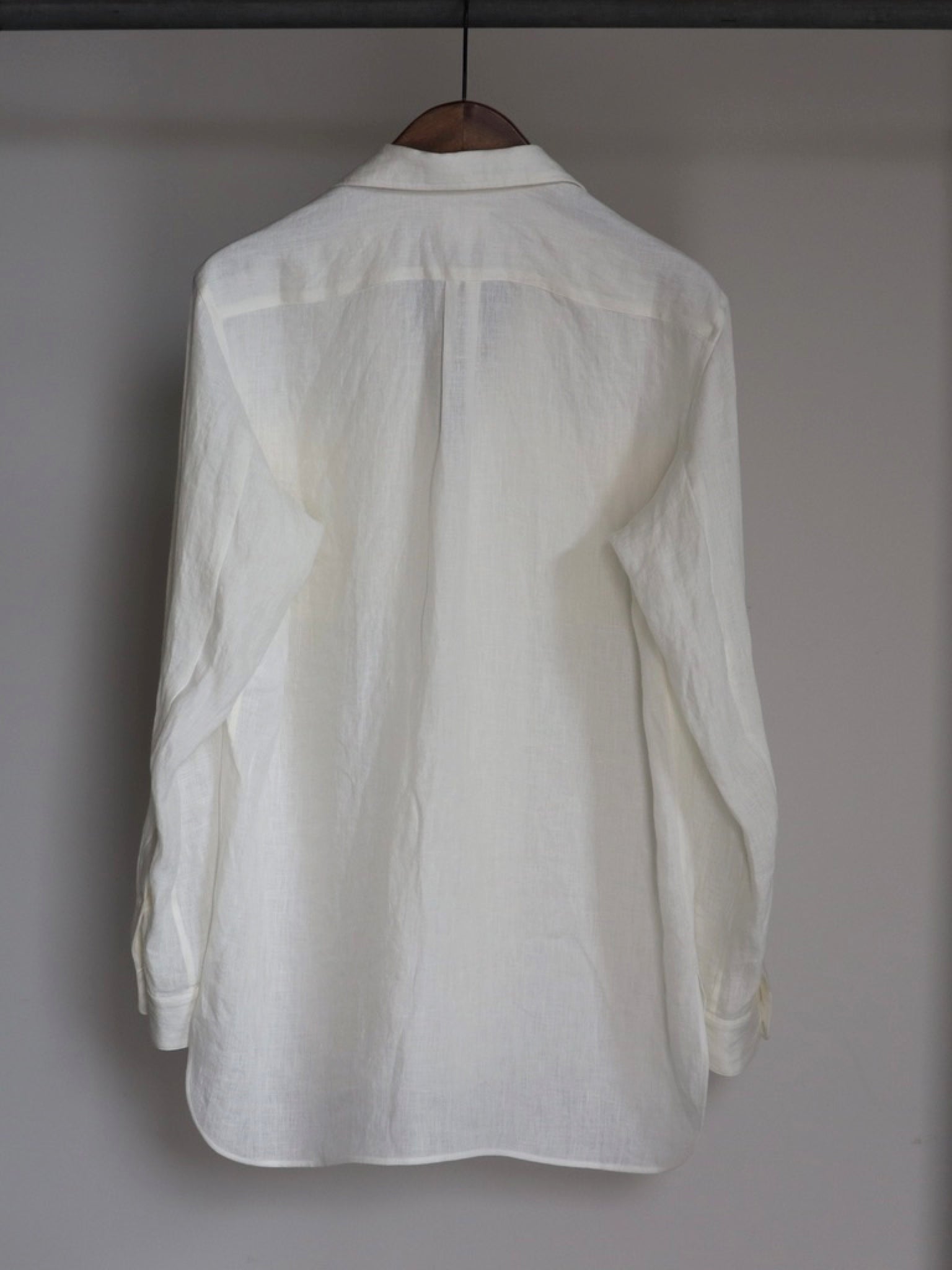 山内 ションヘルリネンツイル・テーラードカラーシャツ white | CASANOVAu0026CO (カサノヴァアンドコー) オンライン通販サイト