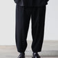 graphpaper-wool-doeskin-tapered-trousers-black-1