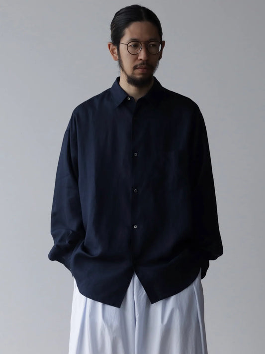 graphpaper-linen-l-s-oversized-regular-collar-shirt-navy-1