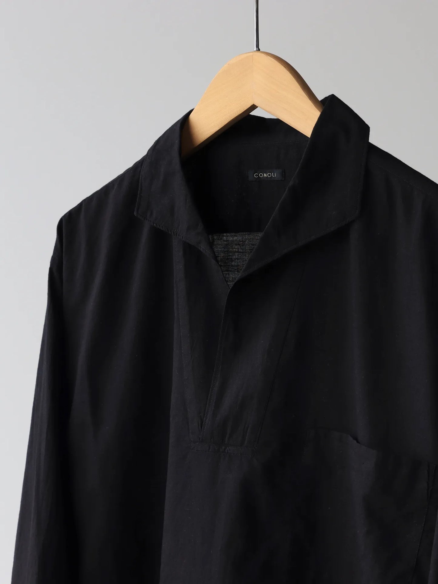COMOLI KHADIコットン パジャマ BLACK | CASANOVA&CO (カサノヴァ COMOLI KHADIコットン パジャマ BLACK | CASANOVA&CO (カサノヴァ
