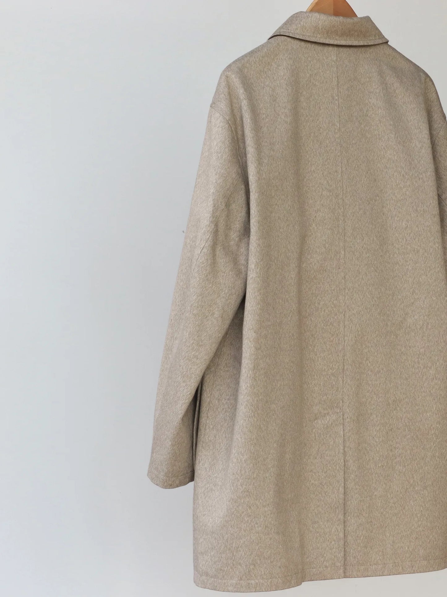 HERILL | Cotton twill Short coat Beige