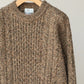 HERILL | Cashmerenep Cable Sweater Beige brown