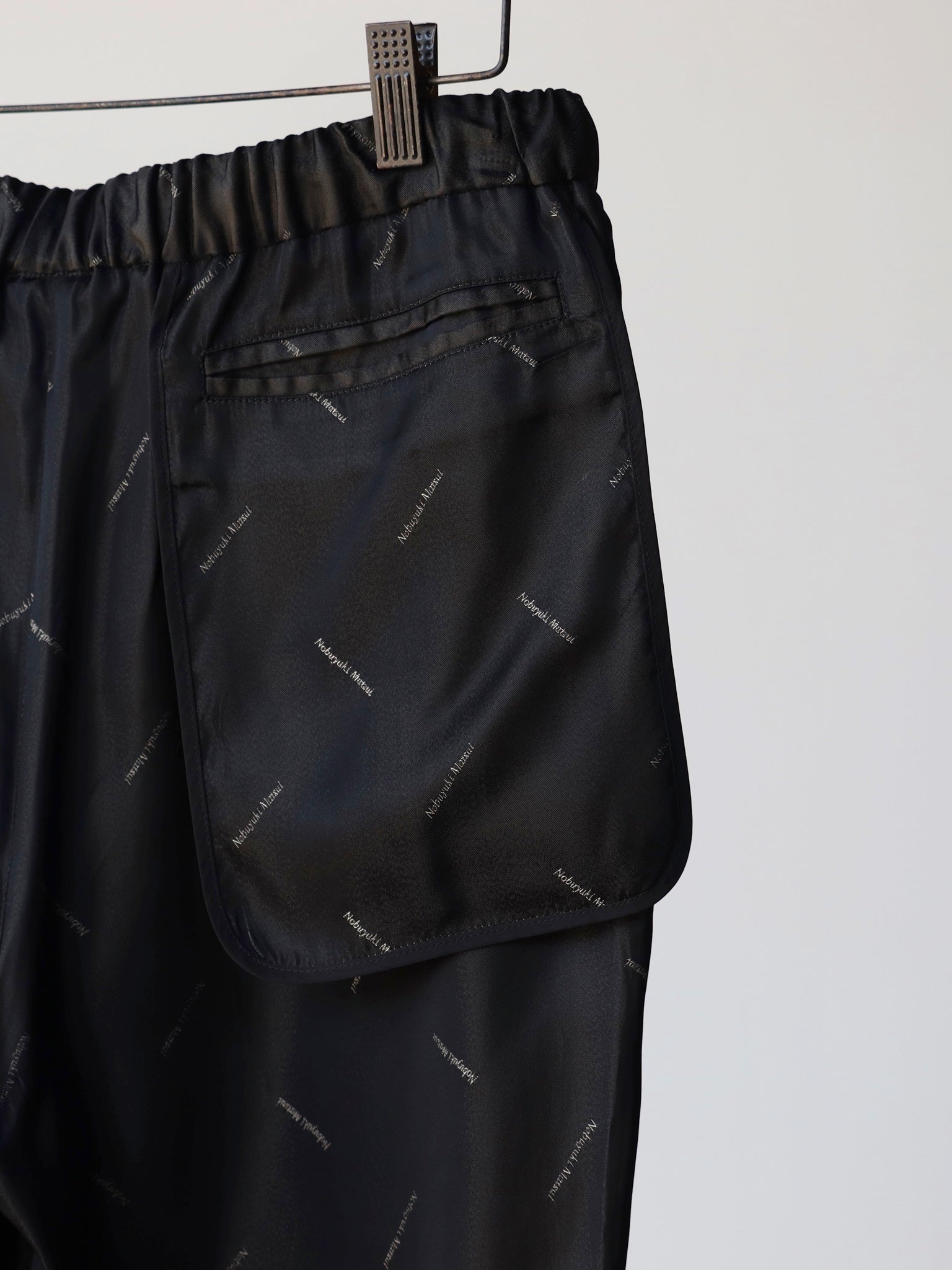 Nobuyuki Matsui | Lining Pants Black