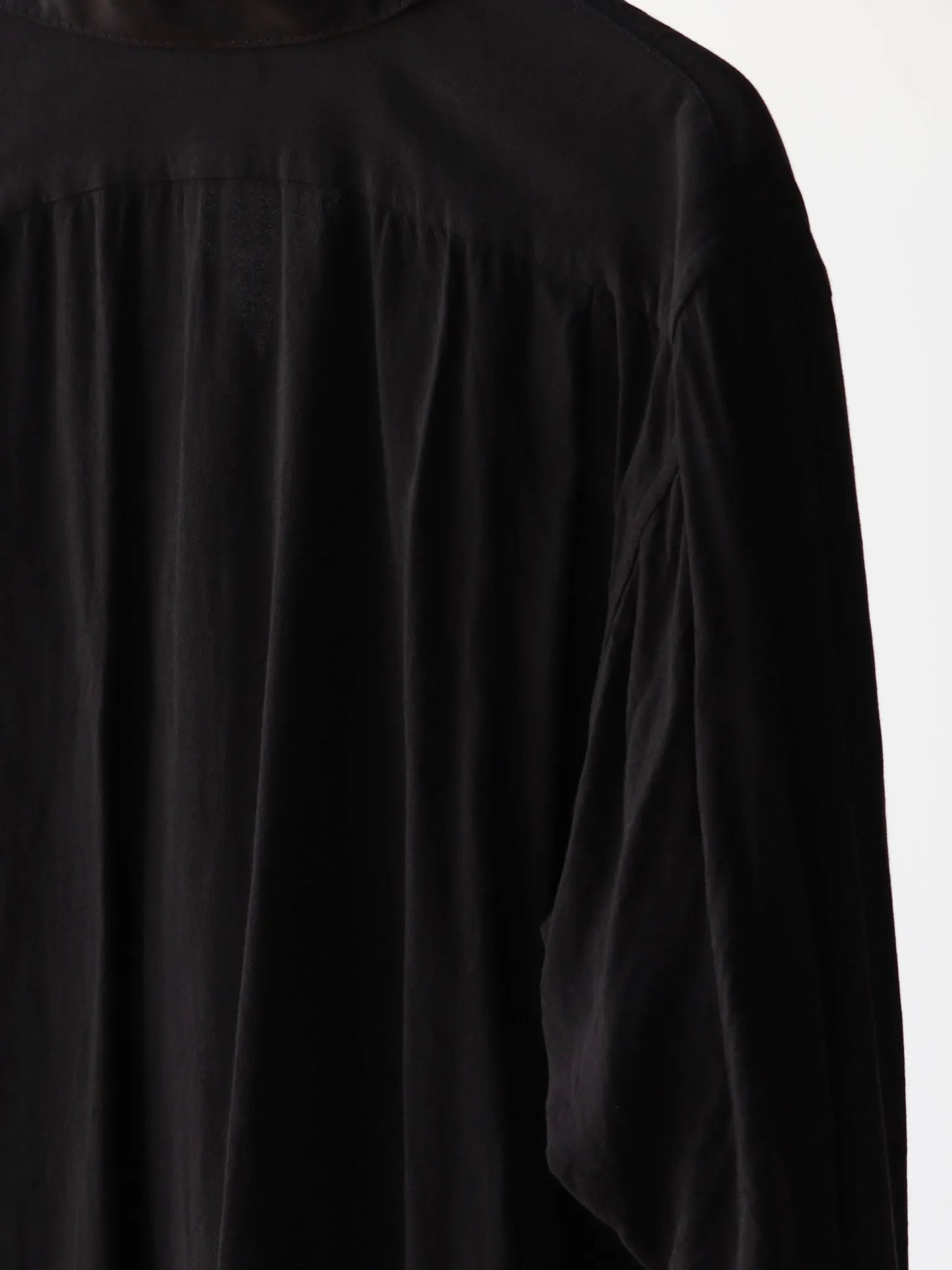 comoli-レーヨン-オープンカラーシャツ-black-3