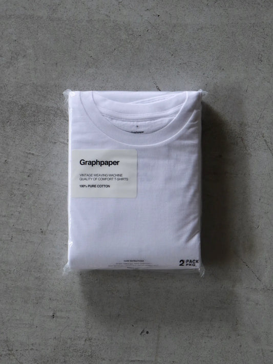 graphpaper-2-pack-crew-neck-tee-white-1