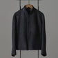 SARTO | STAND COLLAR SHORT JACKET BROWN/BLACK