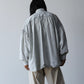 nomat-cotton-gathered-shirt-pearl-grey松煙染-3