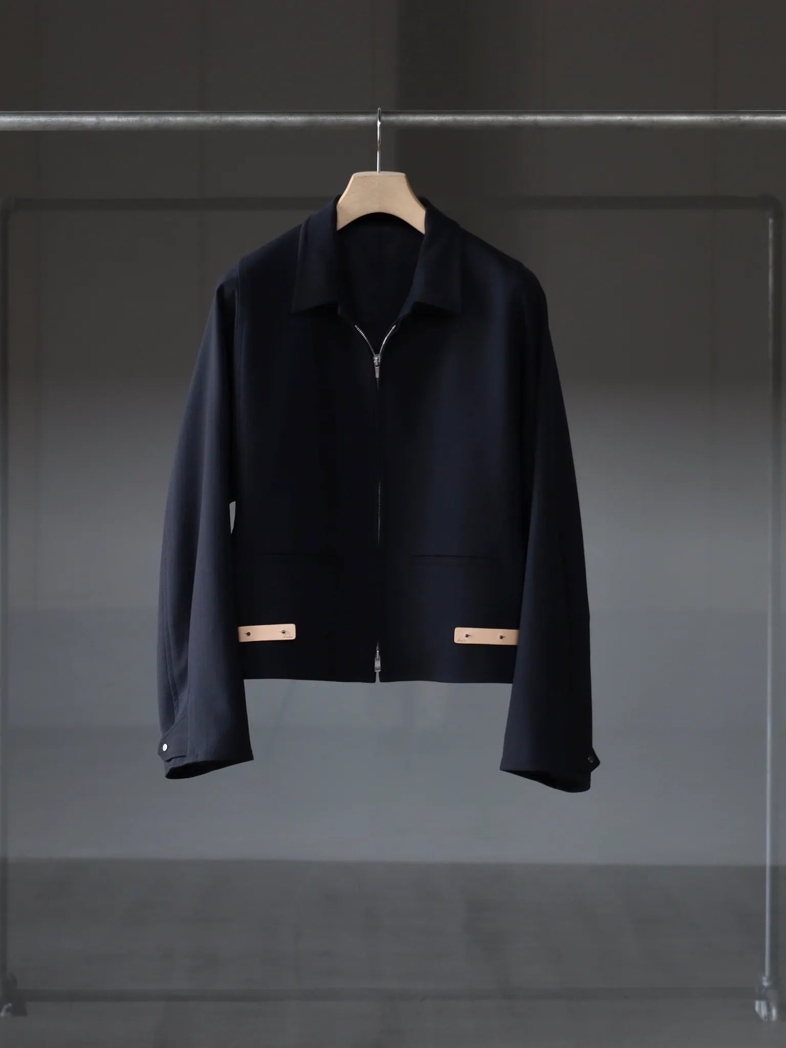 IRENISA MODIFIED SLEEVE MOTOR JACKET BLACK | CASANOVA&CO