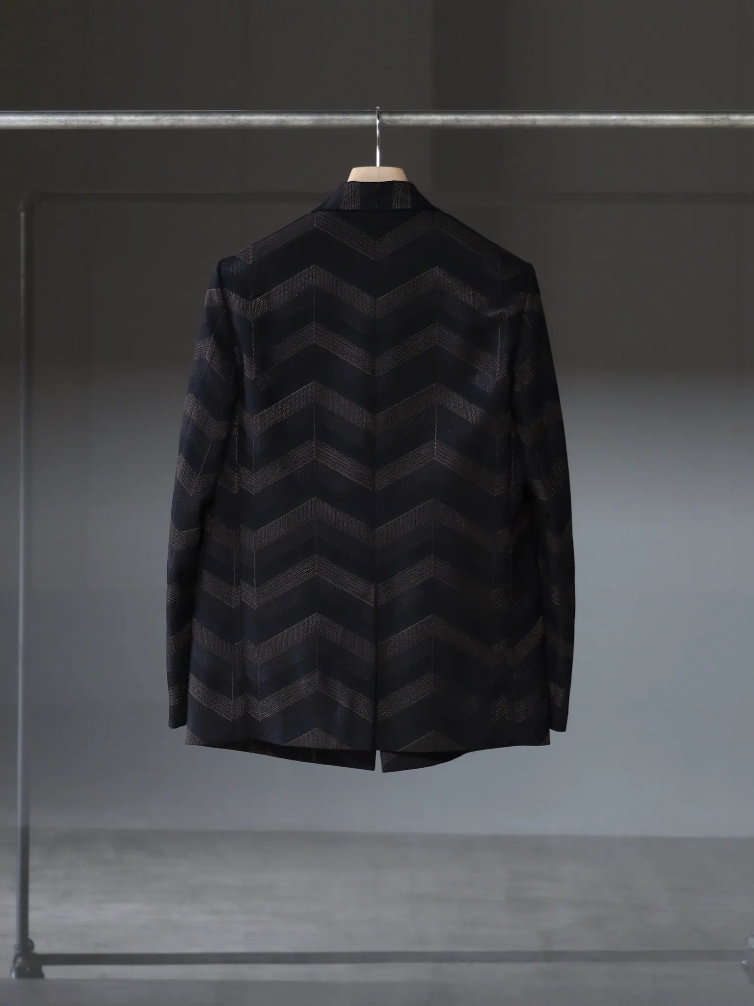 irenisa-modified-shawl-collar-jacket-black-mix-2
