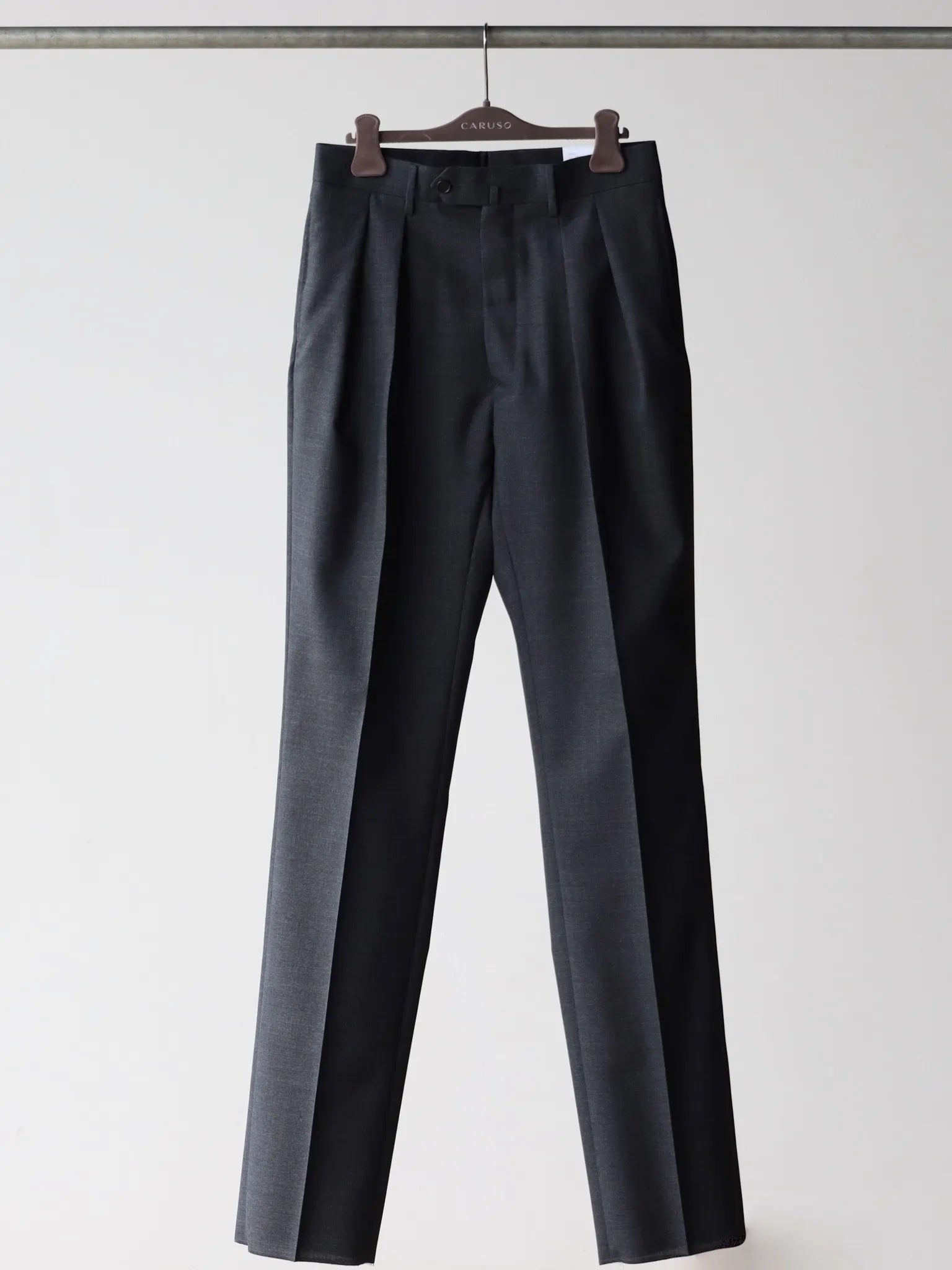 NEAT CARUSO × NEAT Solid Trousers GRAY | CASANOVA&CO (カサノヴァ