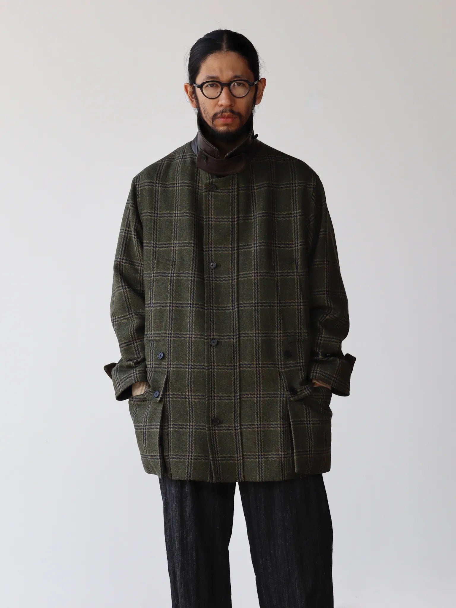 23aw A.PRESSE アプレッセ Hunting Half Coat 23aw A.PRESSE アプレッセ Hunting Half Coat