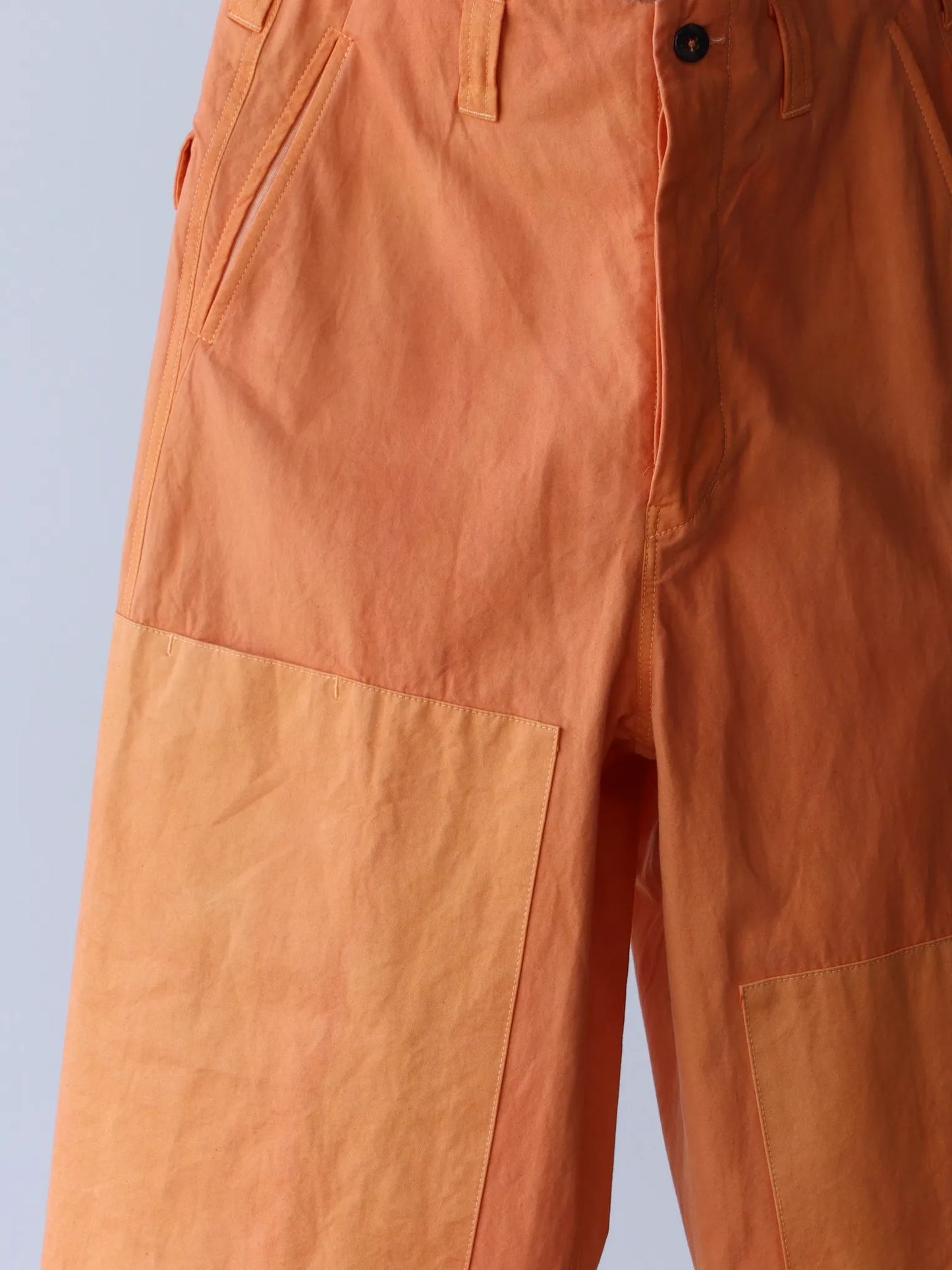 amachi-double-knee-cergo-pants-light-weight-orange-4