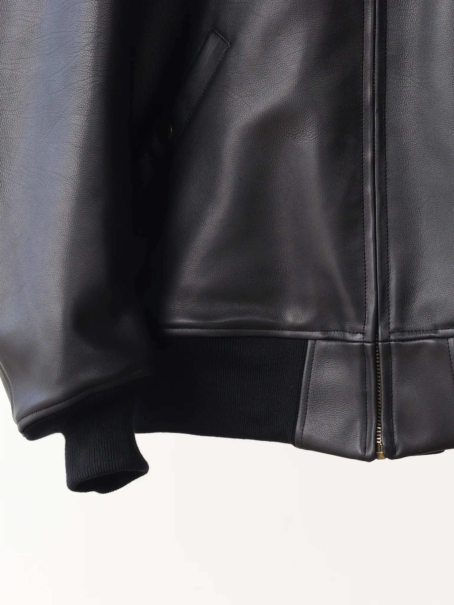COMOLI カーフスキン ジップブルゾン BLACK | CASANOVA&CO (カサノヴァ COMOLI カーフスキン ジップブルゾン BLACK | CASANOVA&CO (カサノヴァ