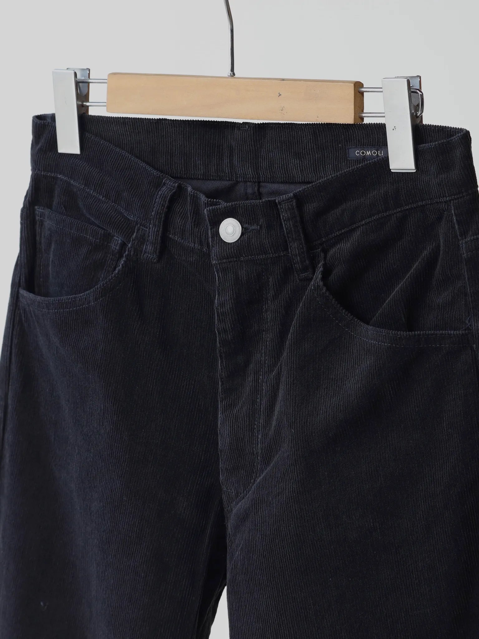 COMOLI コーデュロイ 5Pパンツ BLACK | CASANOVA&CO (カサノヴァアンド COMOLI コーデュロイ 5Pパンツ BLACK | CASANOVA&CO (カサノヴァアンド