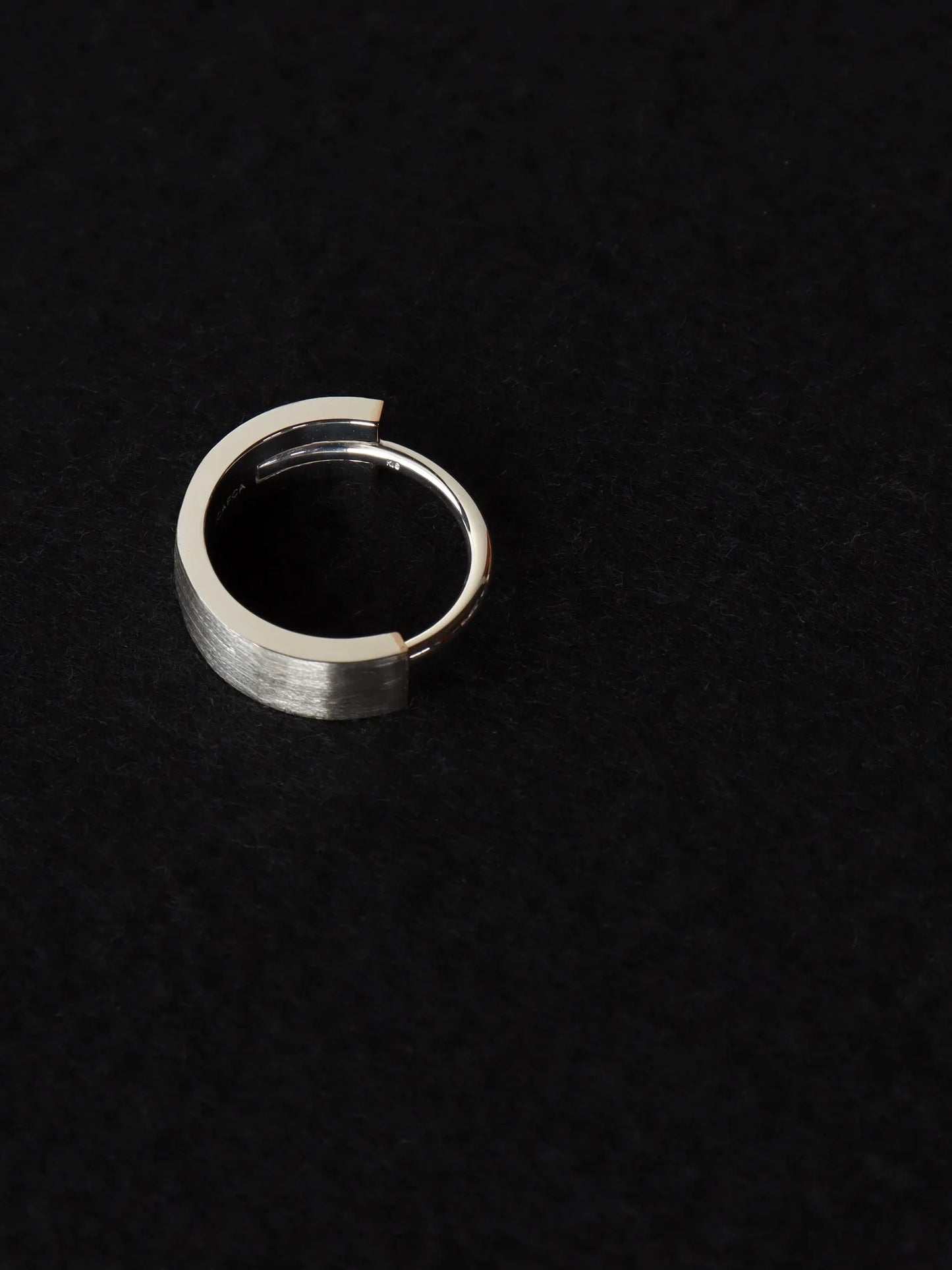 COMBINED RING WIDE SILVER