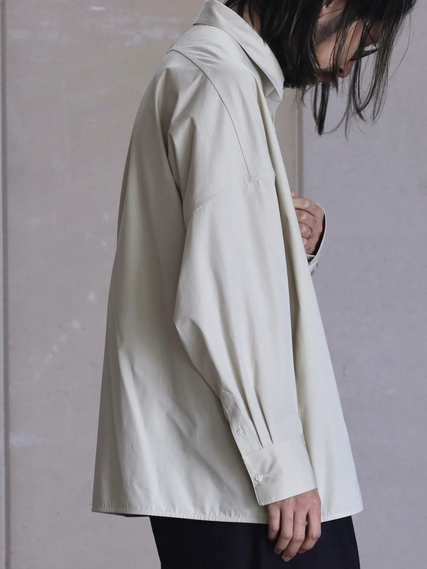 nonnotte Draping Shirt Type A Tidal Foam | CASANOVA&CO Online Store nonnotte Draping Shirt Type A Tidal Foam | CASANOVA&CO Online Store