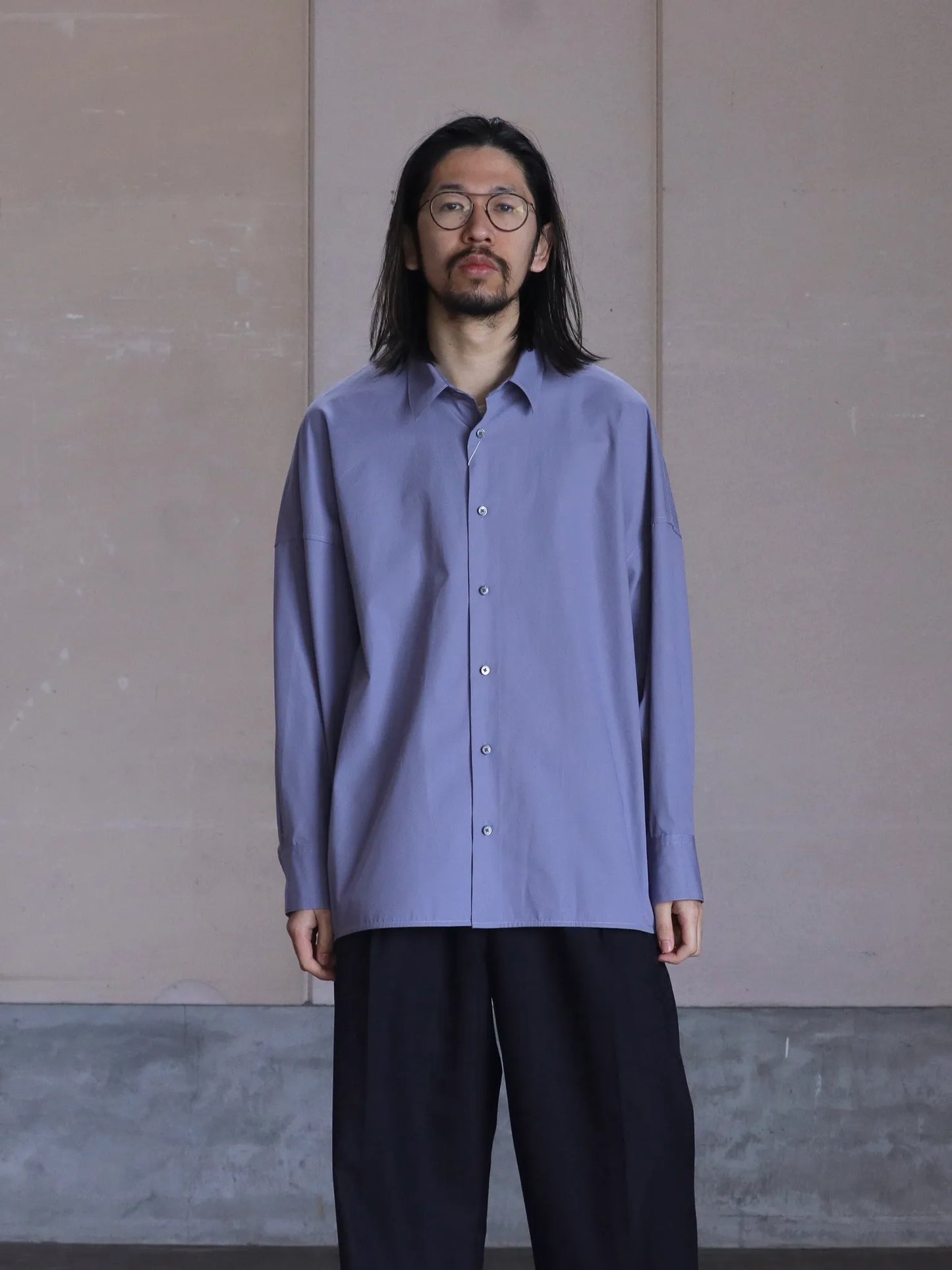 nonnotte Draping Shirt Type A Blue Granite | CASANOVA&CO Online Store nonnotte Draping Shirt Type A Blue Granite | CASANOVA&CO Online Store