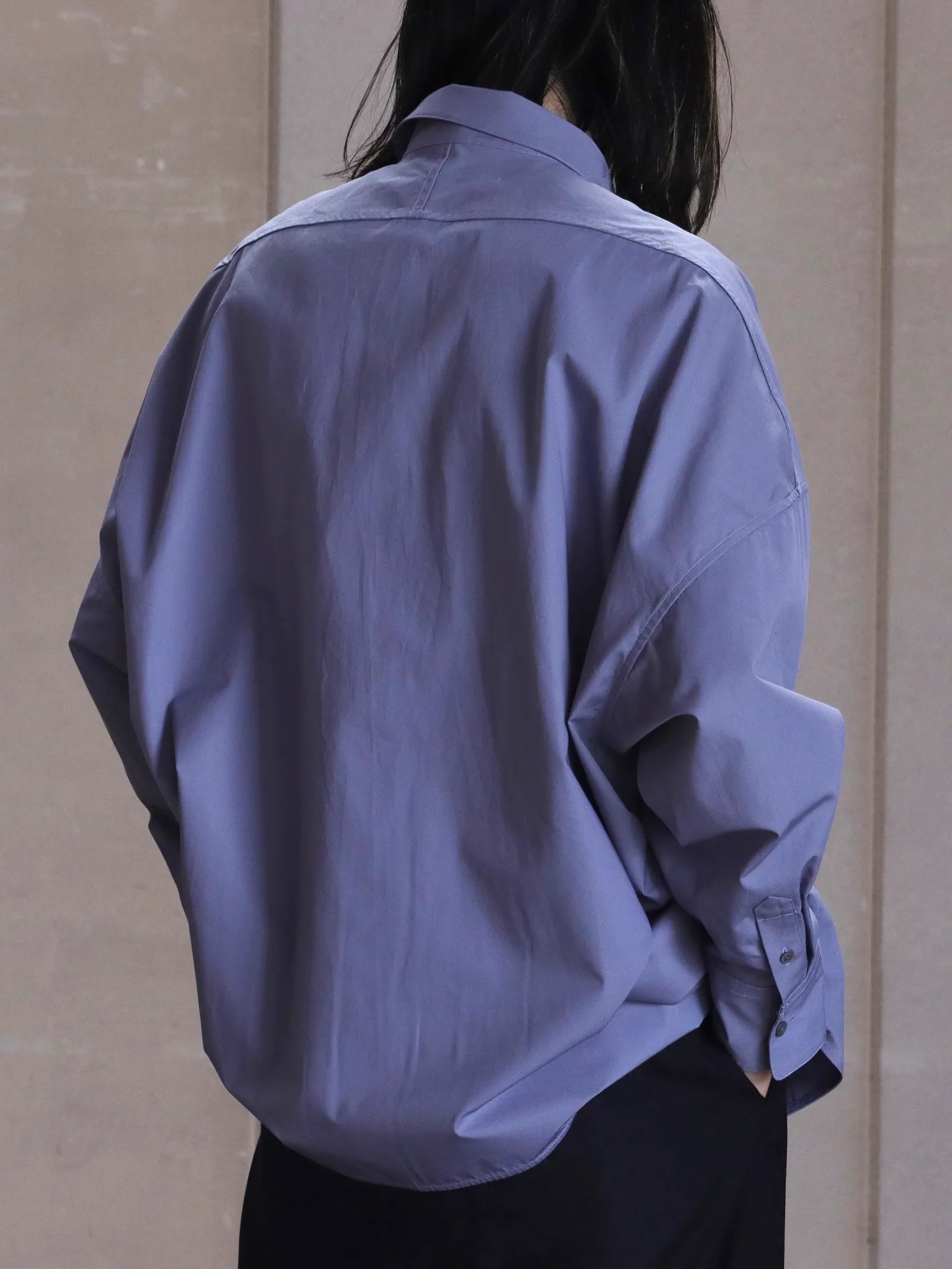 nonnotte Draping Shirt Type A Blue Granite | CASANOVA&CO Online Store nonnotte Draping Shirt Type A Blue Granite | CASANOVA&CO Online Store