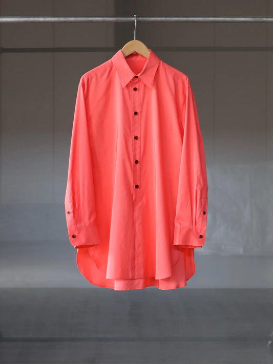 MIDDLE LENGTH SHIRT CORAL PINK