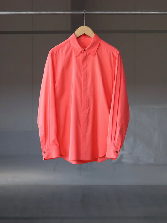 FLY FRONT REGULAR SHIRT CORAL PINK