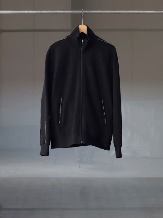 EMBROIDERY TRACK JACKET BLACK