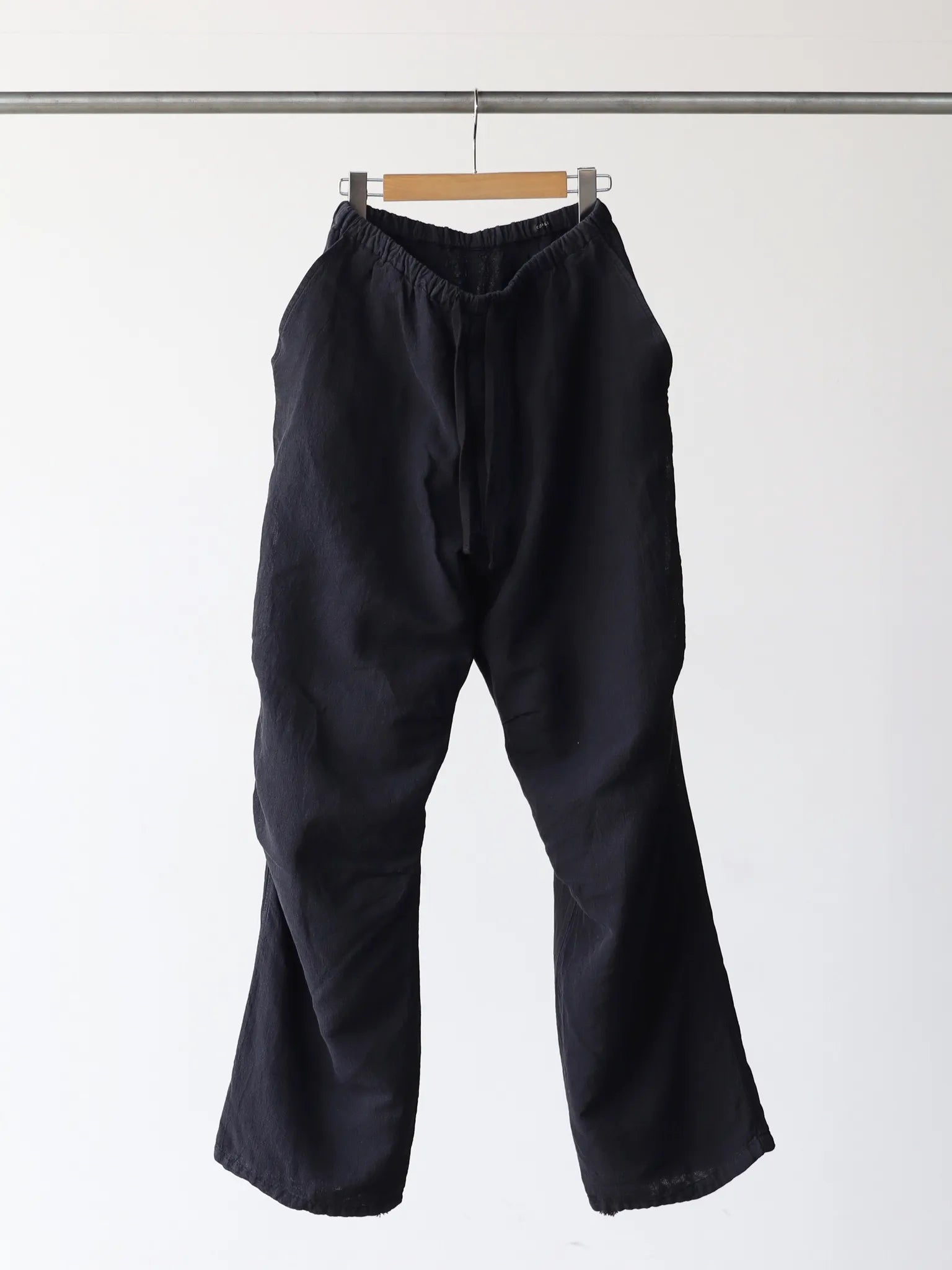 COMOLI / コモリ | タイプライター オープンカラーシャツ - Navy