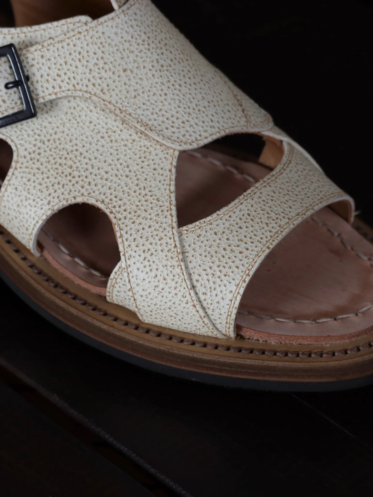 靴 Post Production Hunt Sandals 6 1/2 Post Production Hunt-Sandals Himeji-Kurozan White