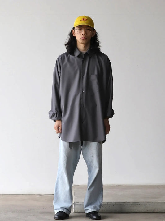 graphpaper-fine-wool-tropical-oversized-regular-collar-shirt-gray-1