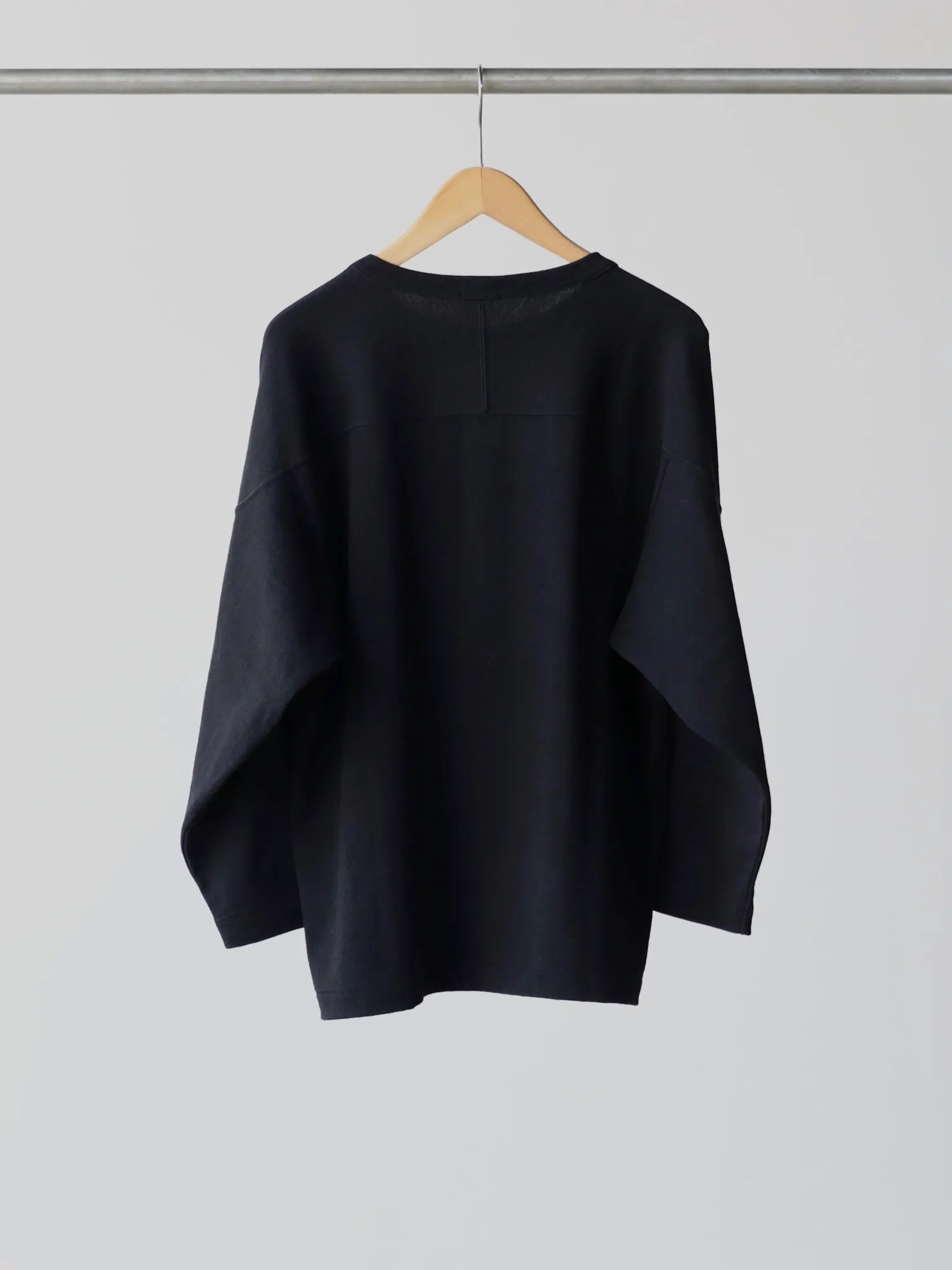 日産純正COMOLI 22aw フットボールTシャツ 3 フェードブラック コモリ Tシャツ/カットソー(七分/長袖)