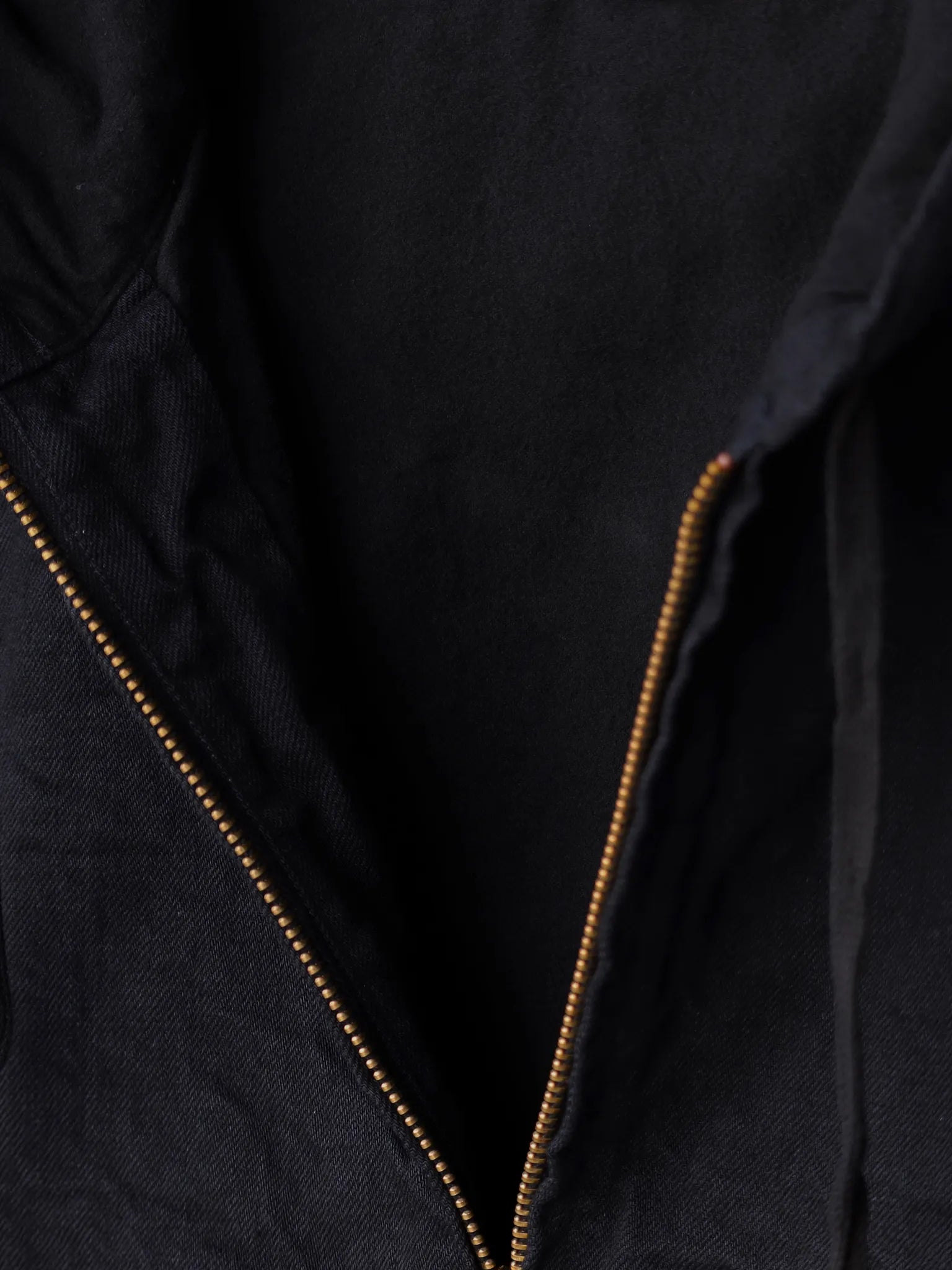 comoli-ブラックデニム-ジップパーカ-black-4