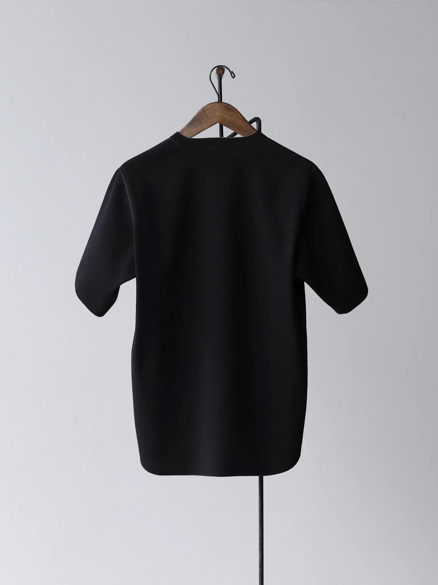山内-zz強撚ポンチ-ショートスリーブtシャツ-black-gray-cord-2