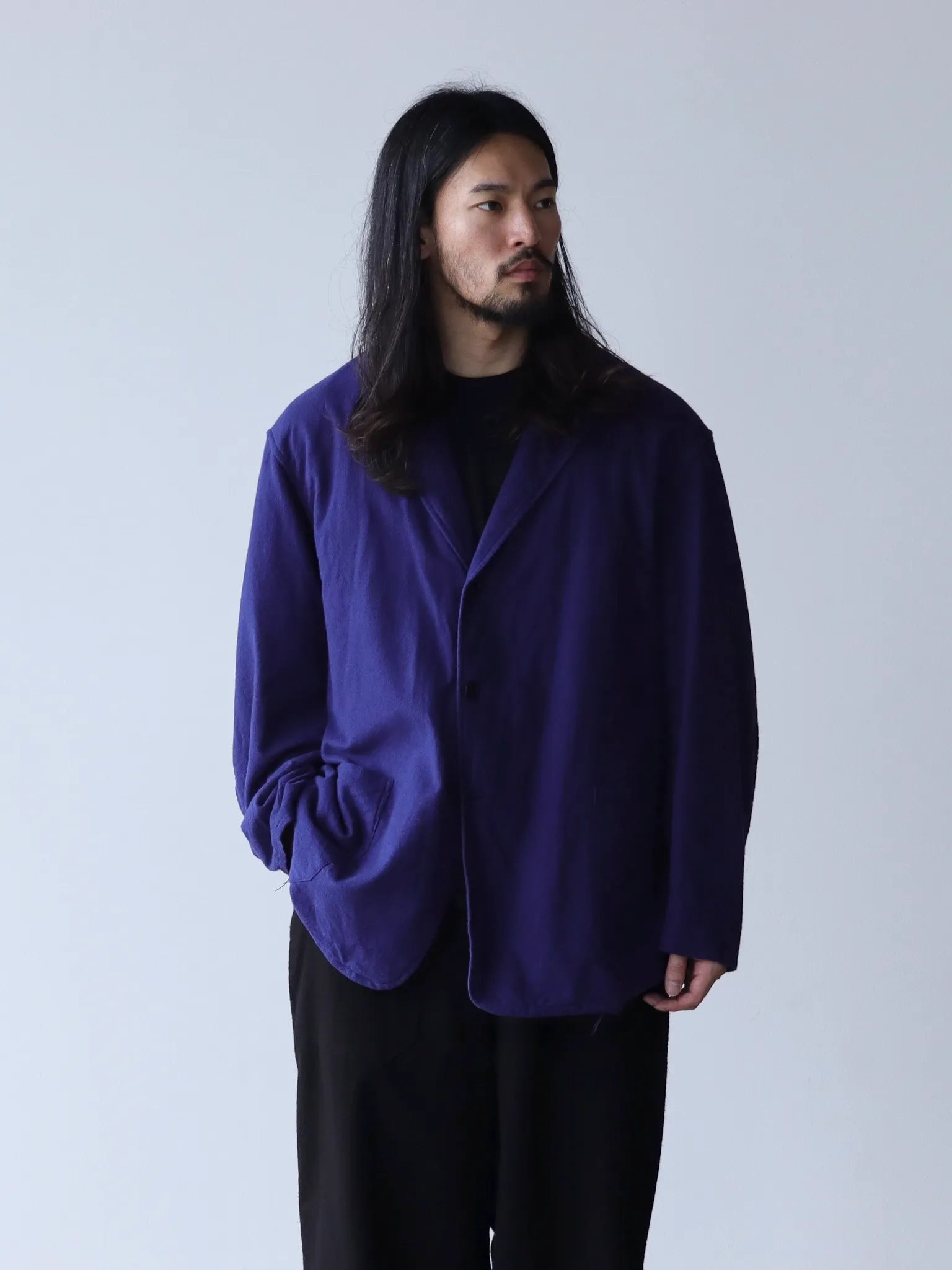 COMOLI 25AW コットンネル ジャケット ロイヤルブルー 2 prdct_IMG_9409_4a358b93-7544-