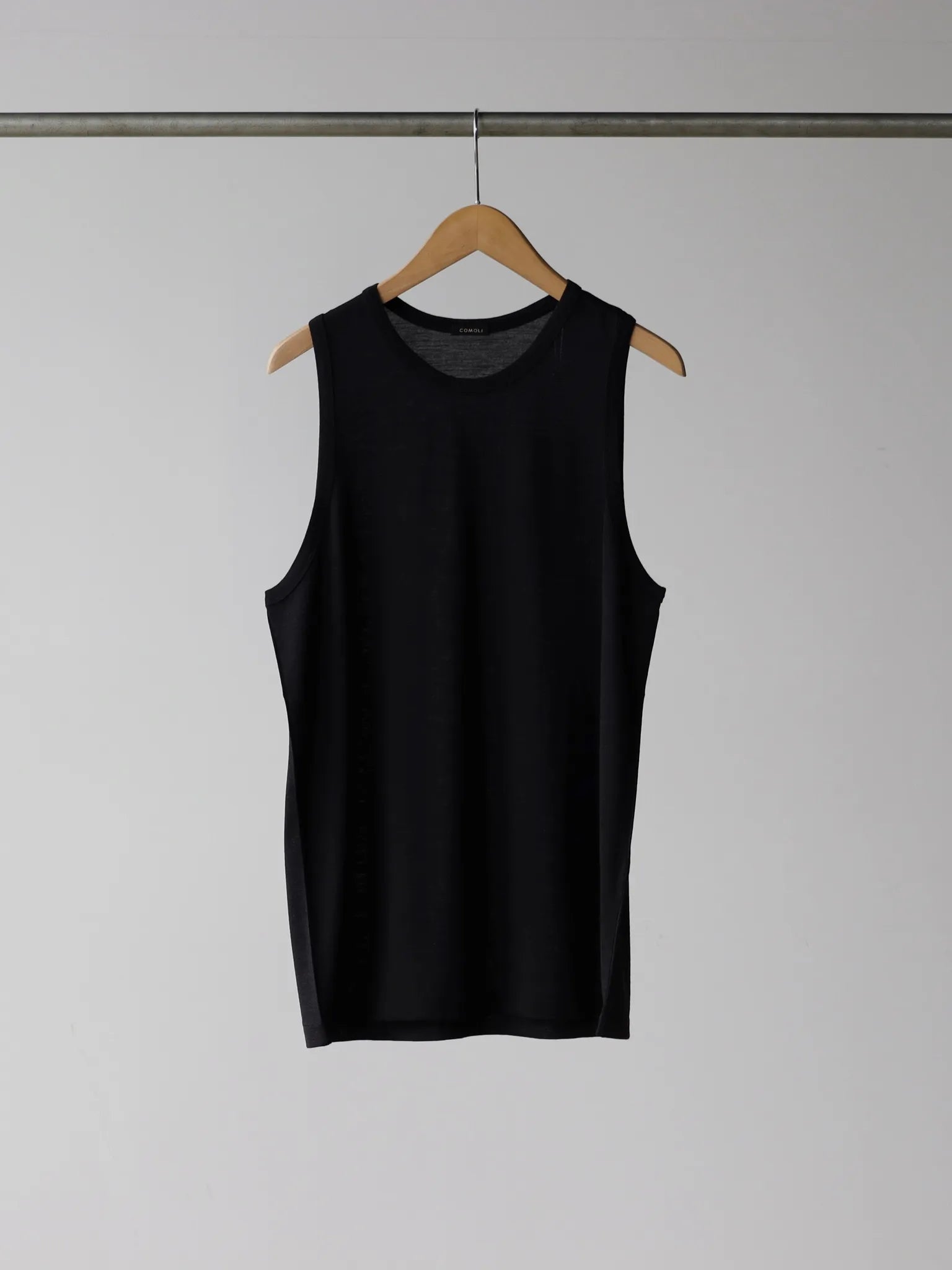 25ss COMOLI サマーウール タンクトップ CHARCOAL 2 コモリ COMOLI サマーウール タンクトップ CHARCOAL | CASANOVA&CO