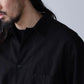 comoli-コットンネル-シャツジャケット-black-4