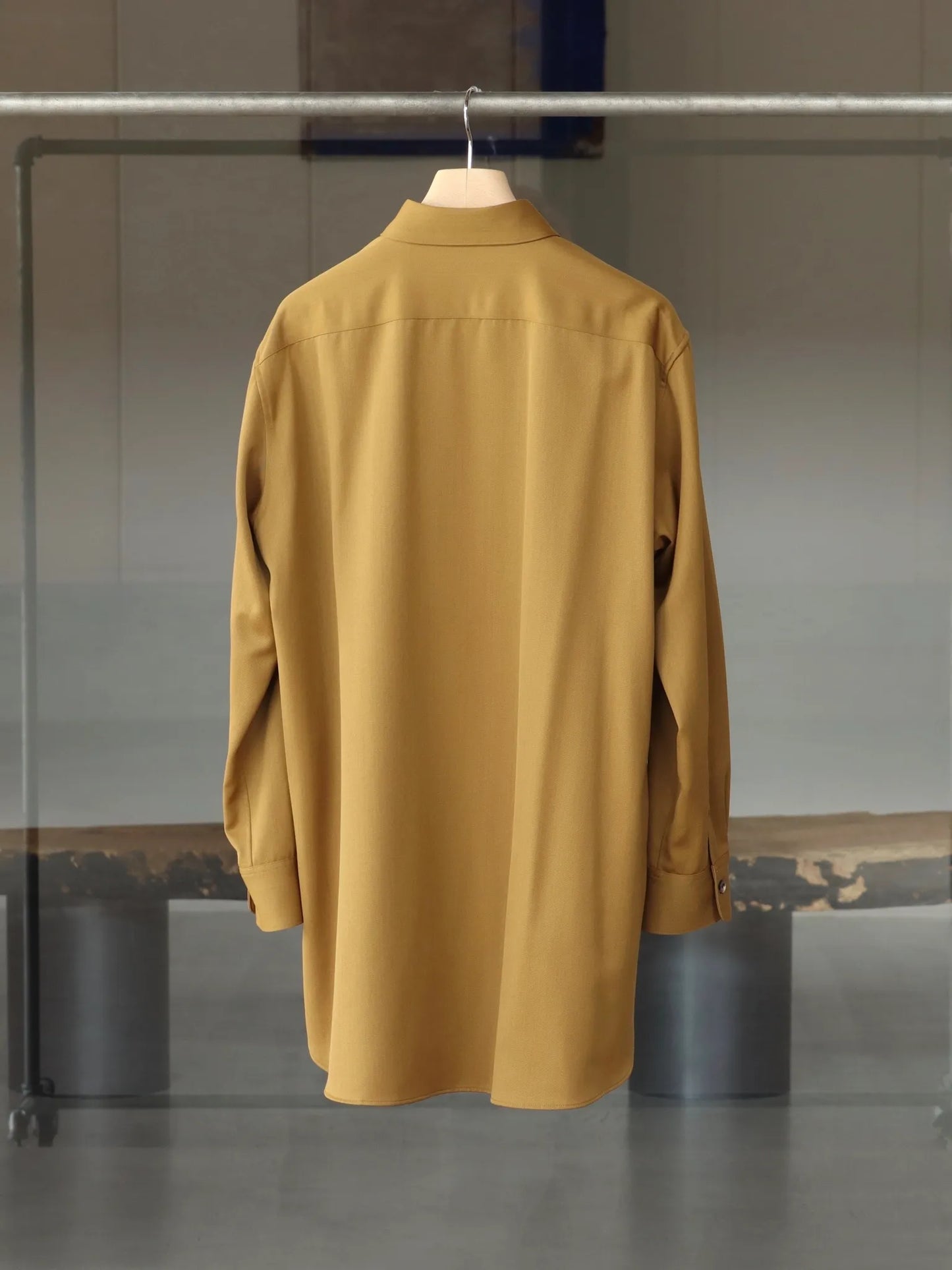 irenisa-middle-length-shirt-mustard-2