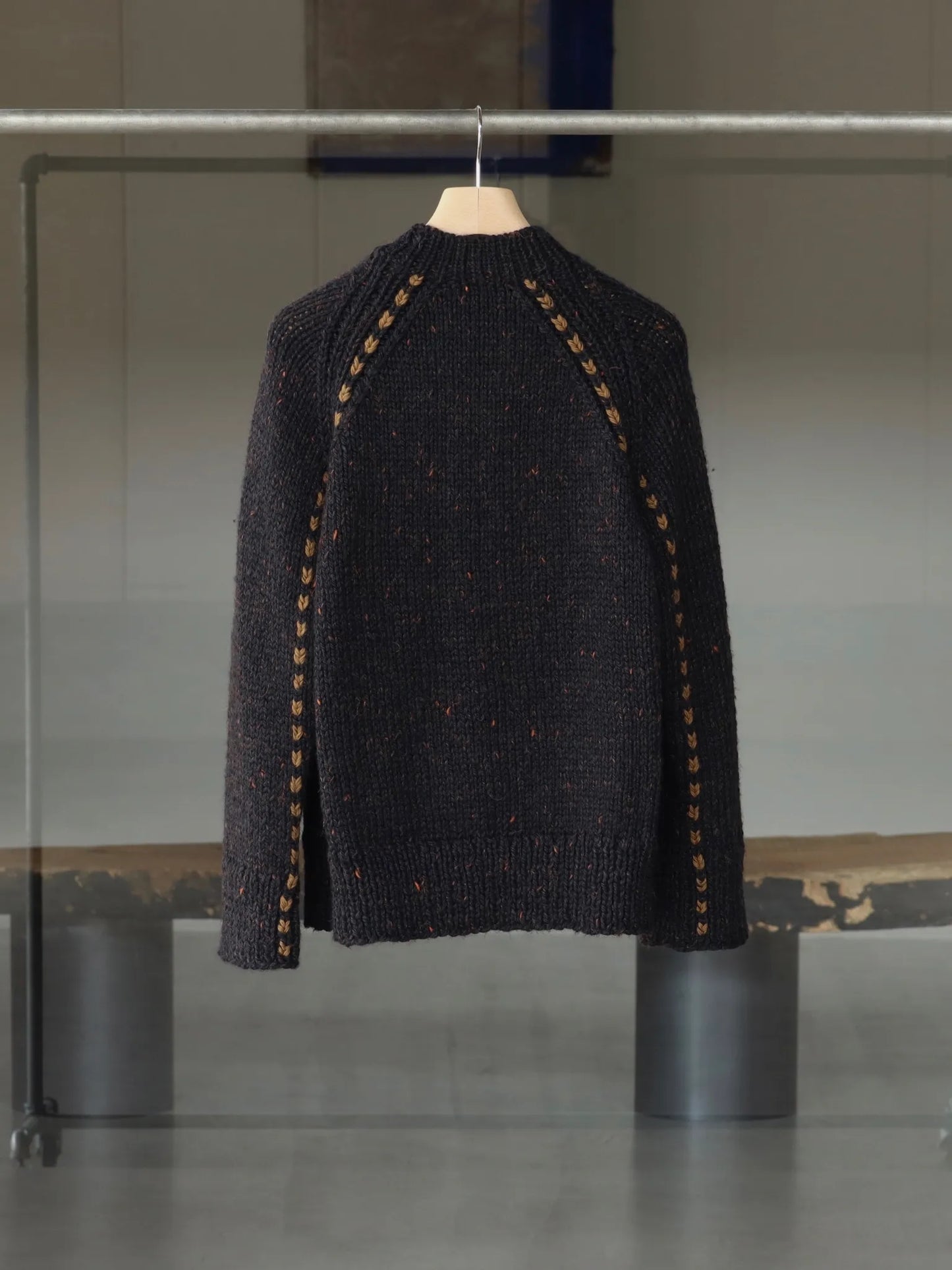 irenisa-hand-knit-sweater-orange-navy-2