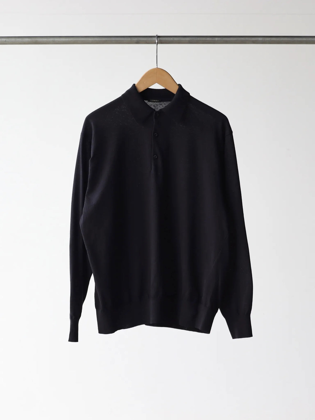 COMOLI 25SS コットン ニットポロ 3 COMOLI 25SS コットン ニットポロ 3 COMOLI 25SS コットン ニットポロ