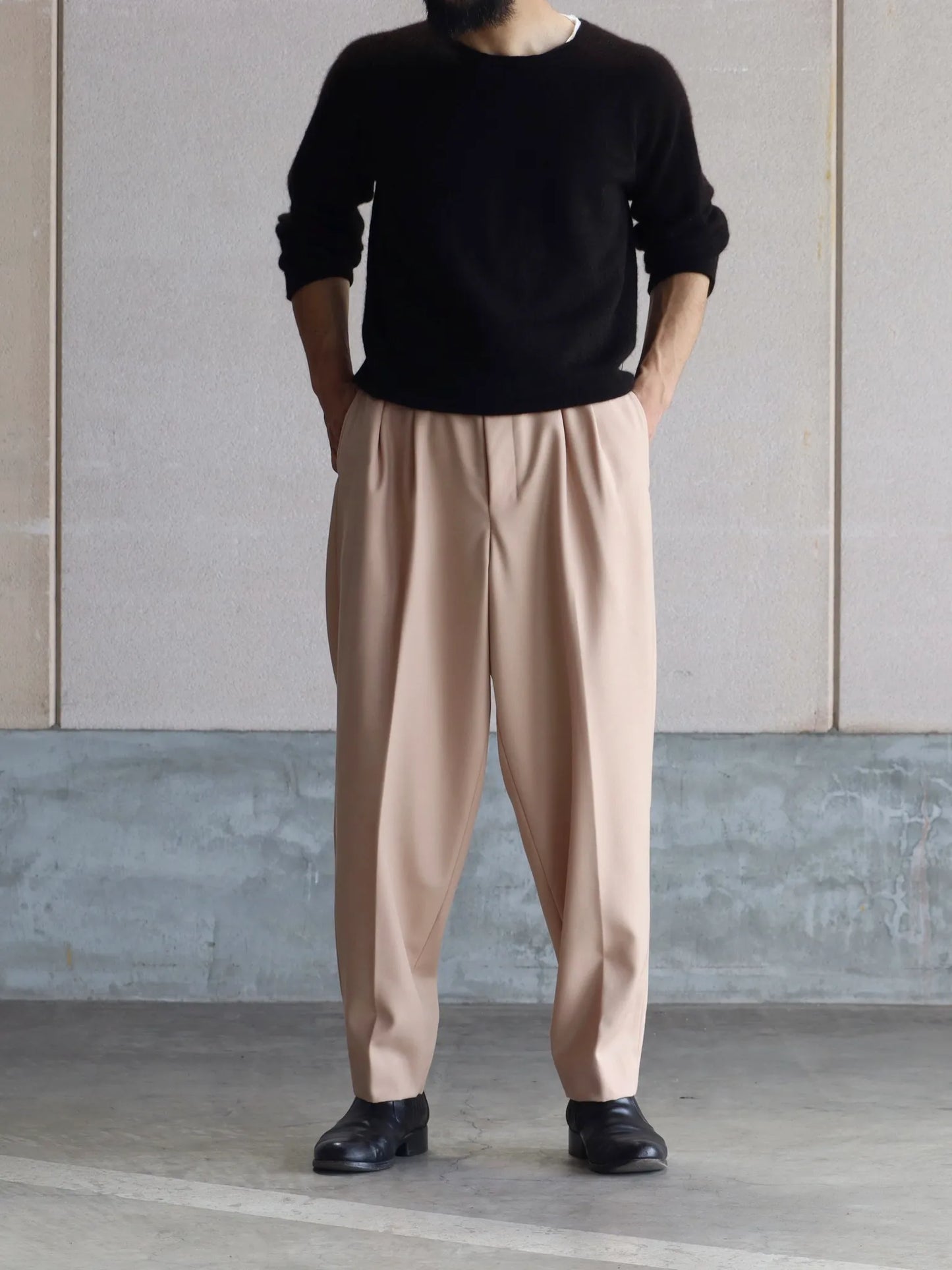 nonnotte-2-tack-wide-tapered-trousers-frappe-1