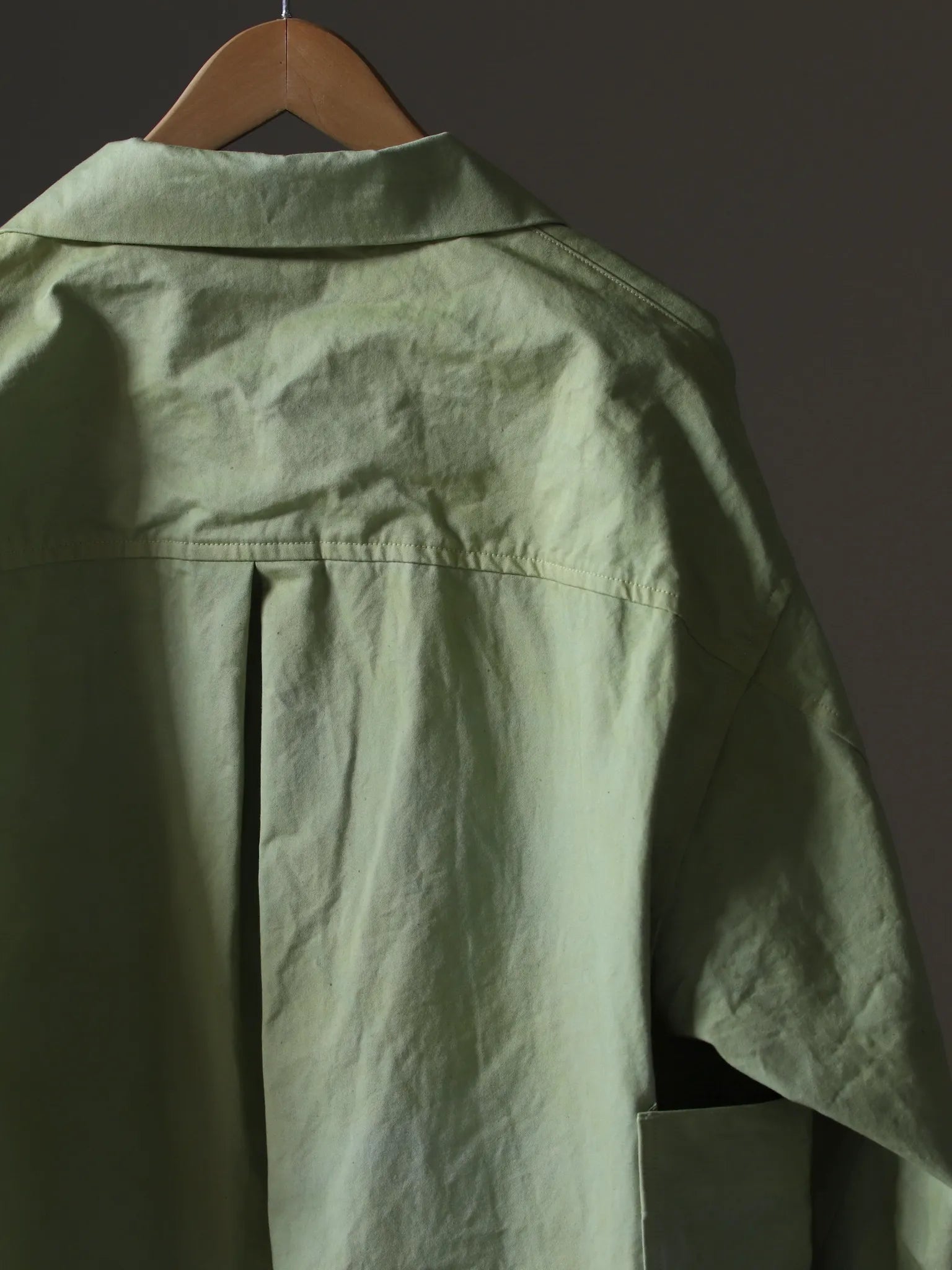 amachi. | Meeting Jacket (Full Open) Green